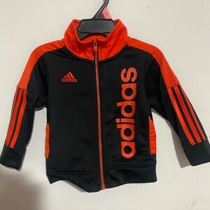 Adidas Black and Red Track Jacket